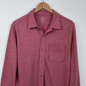 J. Crew Men's Slub Cotton Garment Dyed Harbor Shirt